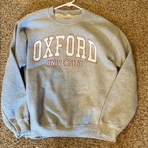 Gray Oxford Crewneck